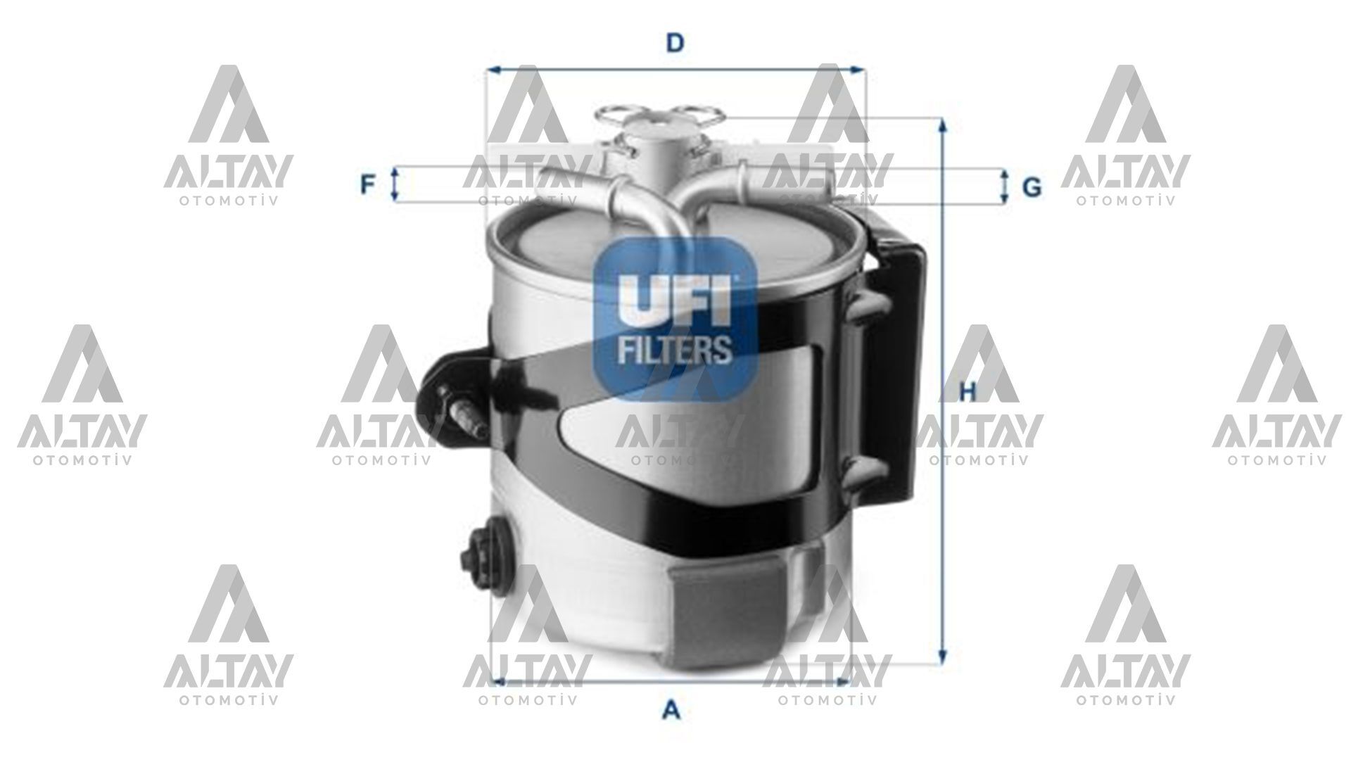 164005190R Yakıt Filtresi UFI | Renault Clio 3 / Renault Megane 2