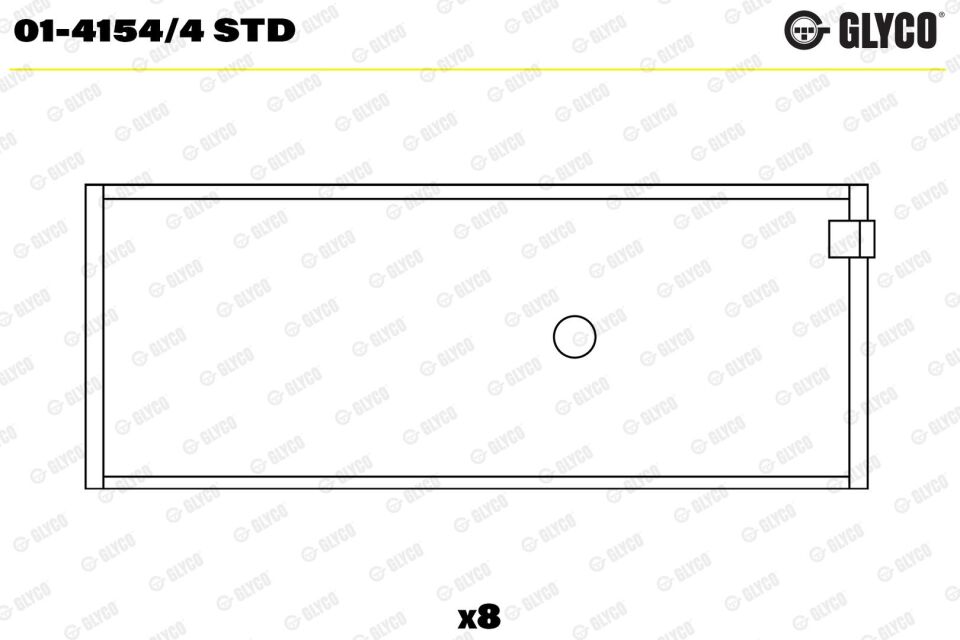 46776774 Motor Yatağı GLYCO | Fiat Palio