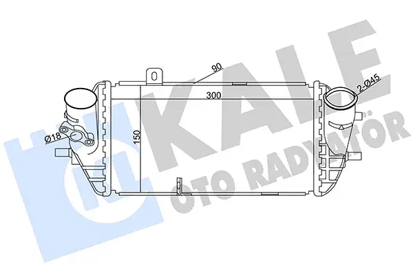 282712A740 Turbo Radyatörü | Accent Blue 1.6CRDİ KALE