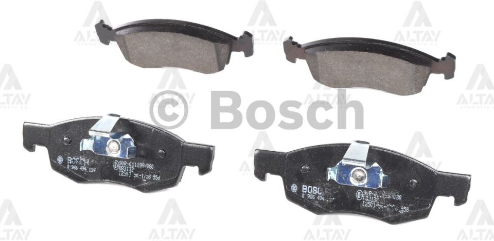 6001549803 Fren Balatası Ön BOSCH | Dacia Logan / Dacia Sandero