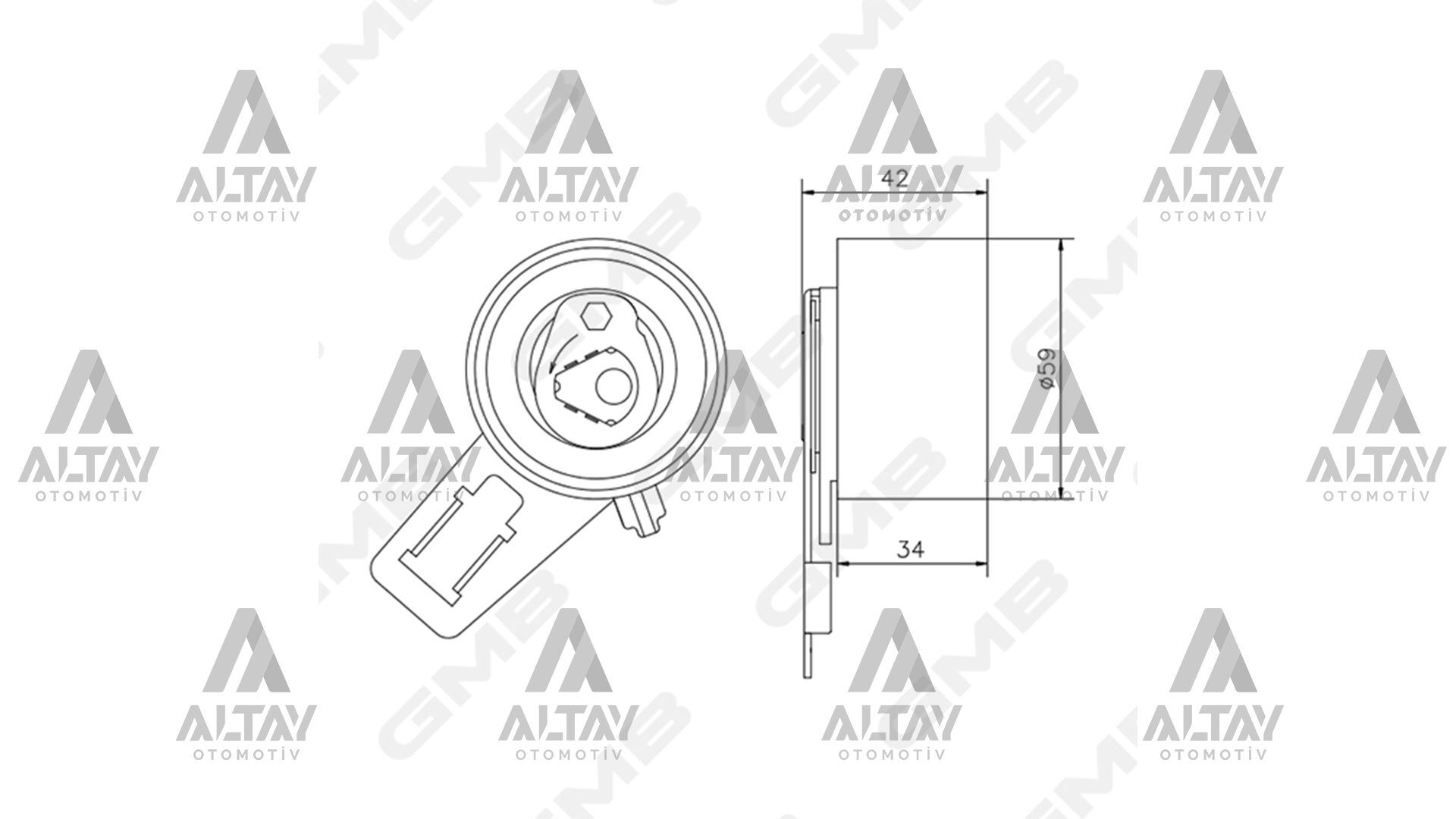 OK88R12700 Gergi Rulmanı GMB | Kia Bongo