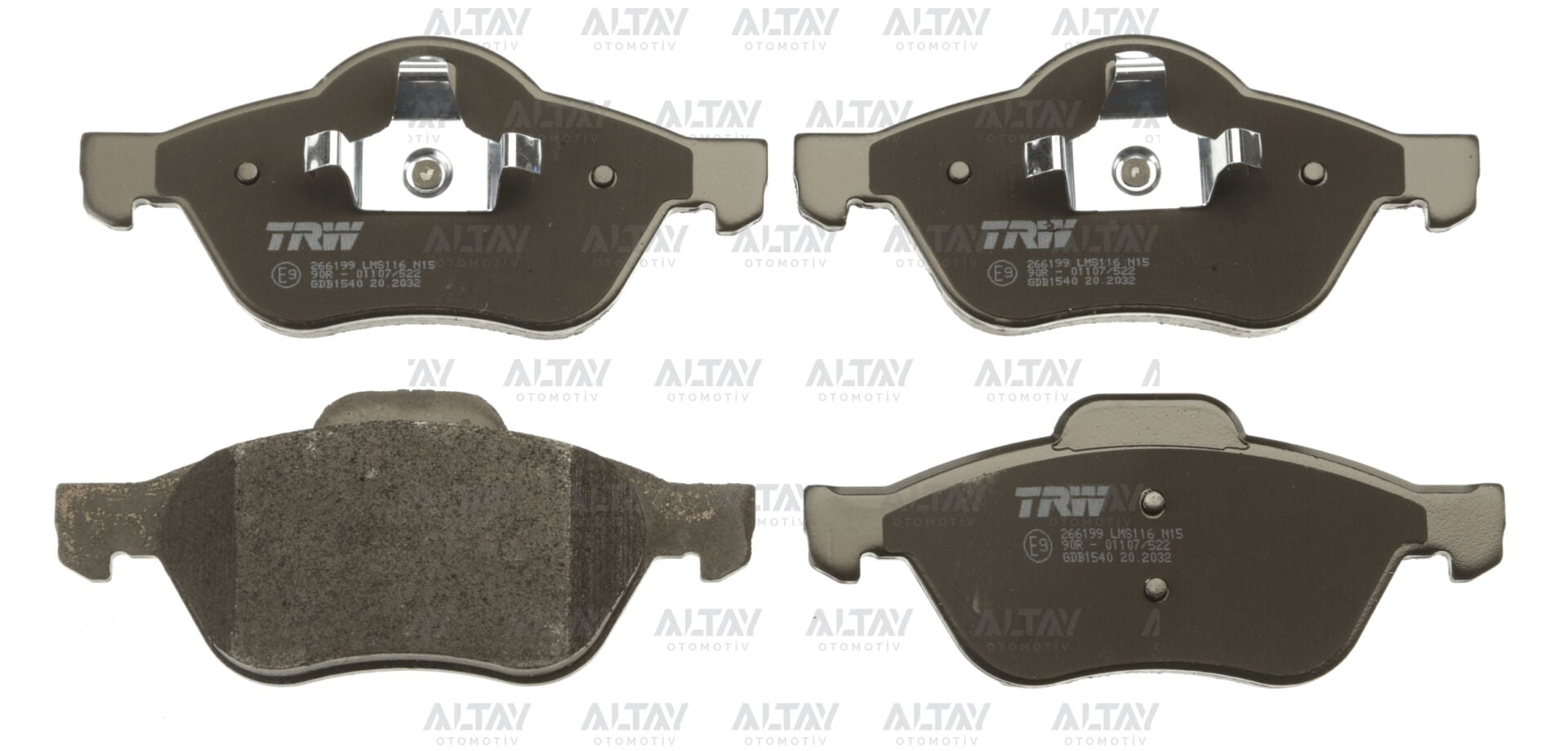410600012R Fren Balatası TRW | Renault Megane 2