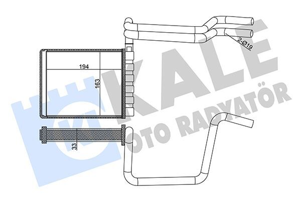 5166610 Kalorifer Radyatoru KALE OTO RADYATOR | Focus III 11>18 Tourneo Con
