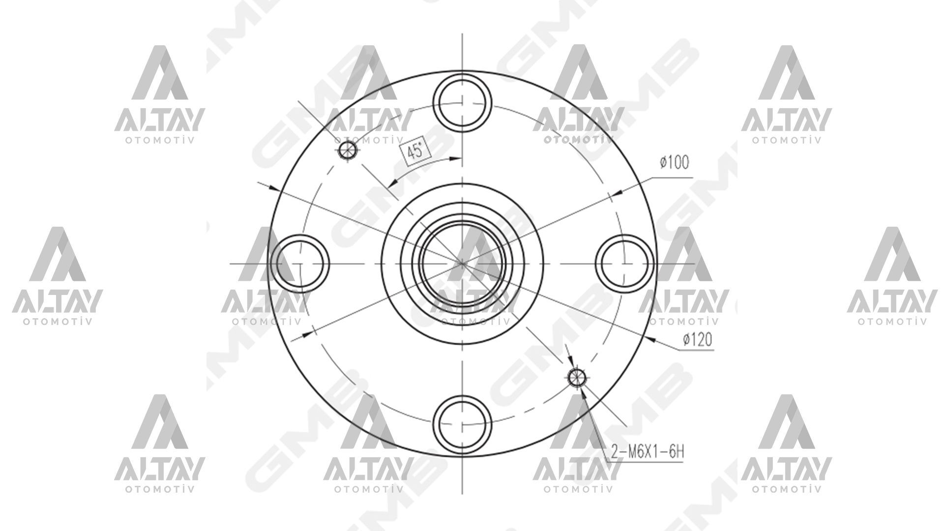 51750-25001 Teker Poryası Ön GMB | Kia Rio / Hyundai Getz