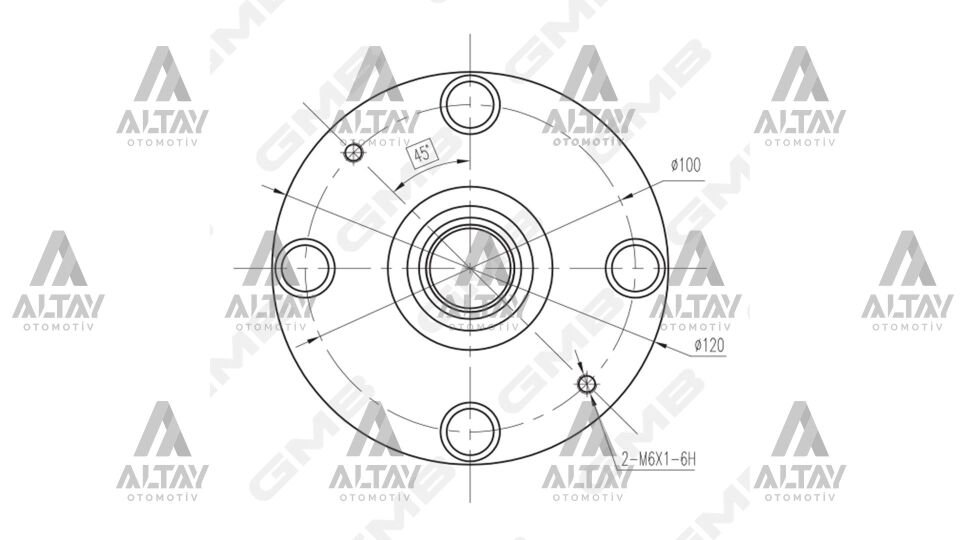 51750-25001 Teker Poryası Ön GMB | Kia Rio / Hyundai Getz
