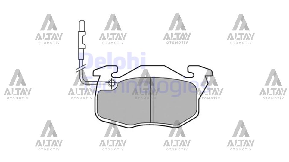 7711130034 Fren Balatası Ön DELPHI | Renault R9 / Renault R19