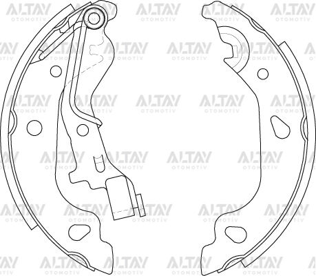 77362296 Fren Balatası Arka TRW | Fiat Punto