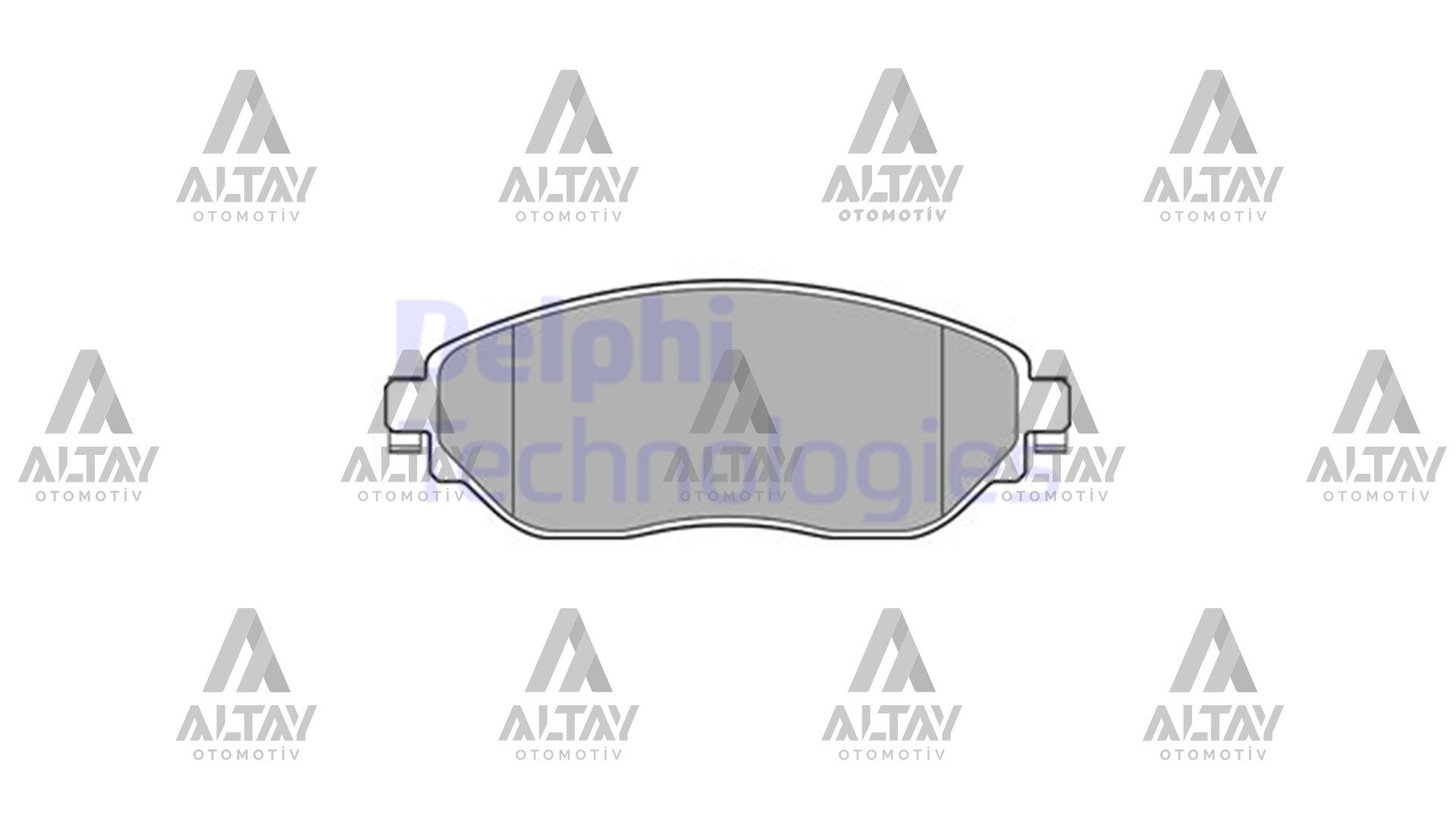 410608638R Fren Balatası Ön DELPHI | Renault Trafic