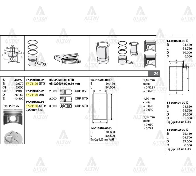 06-229607-00 Segman GOETZE | Hyundai H100