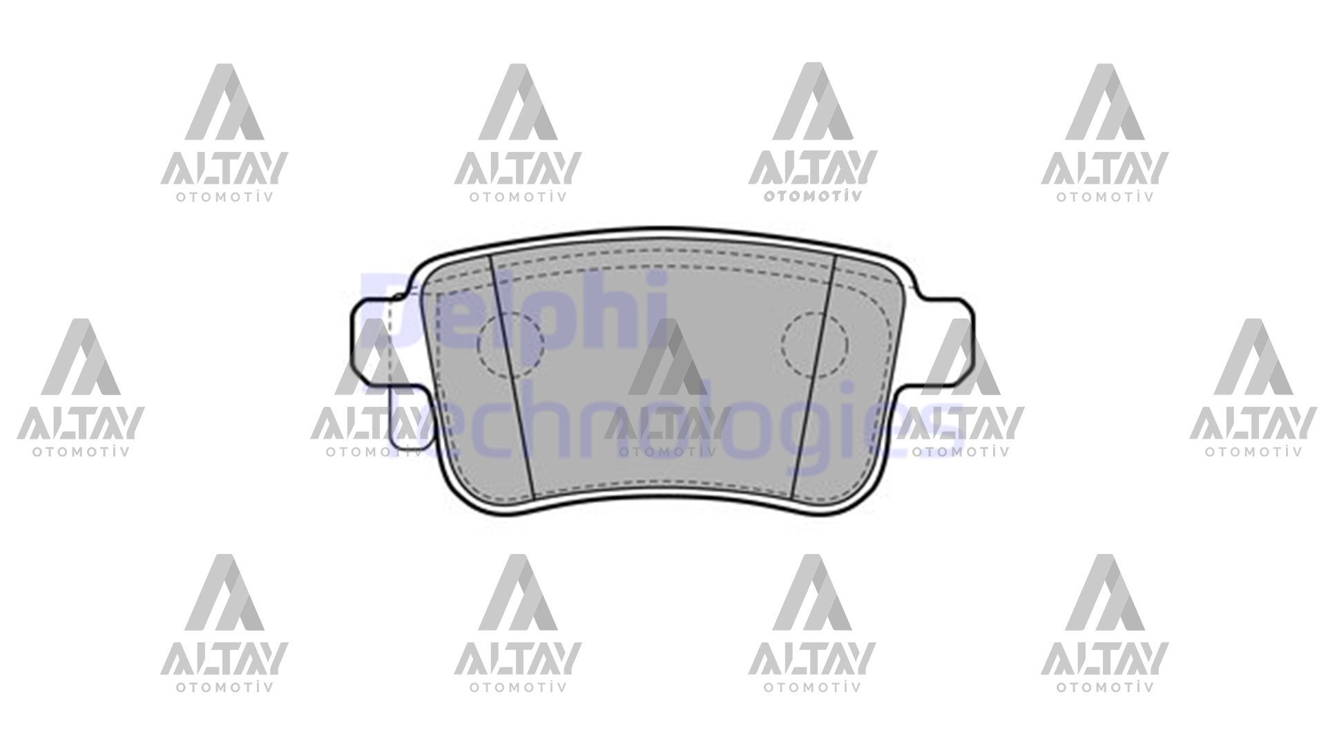 440606267R Fren Balatası Arka DELPHI | Renault Kangoo