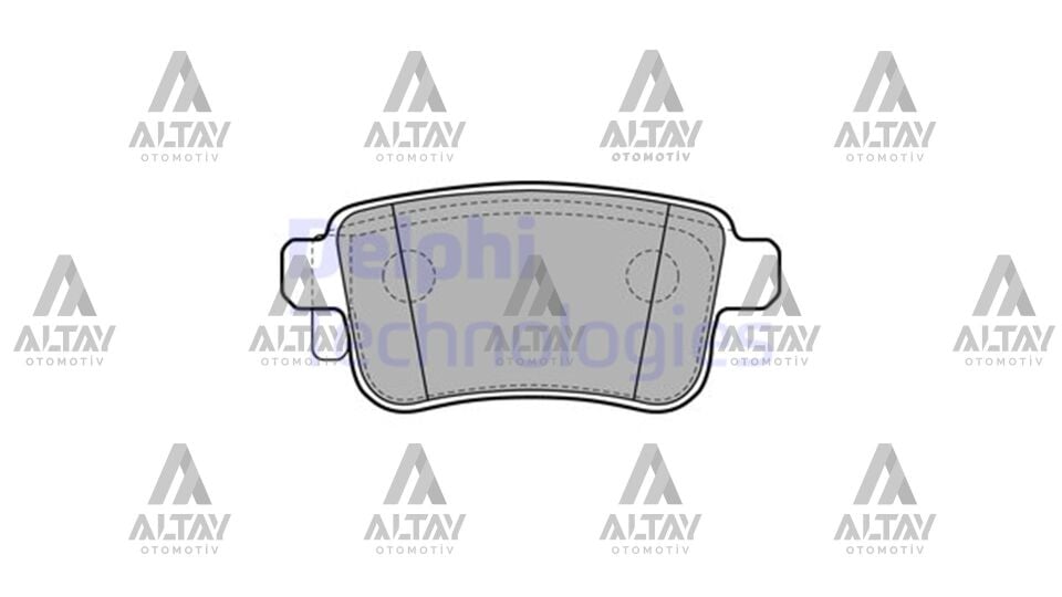 440606267R Fren Balatası Arka DELPHI | Renault Kangoo