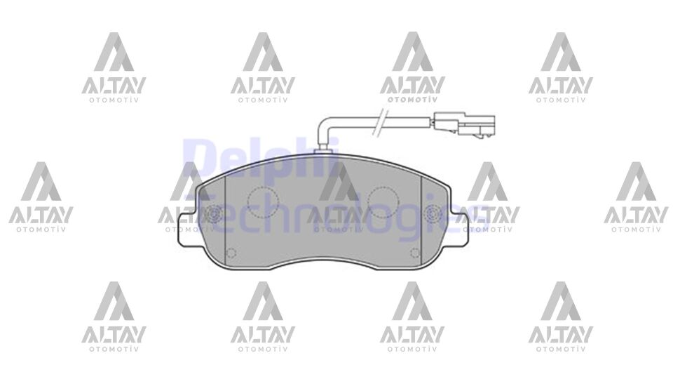 410601061R Fren Balatası Ön DELPHI | Renault Master