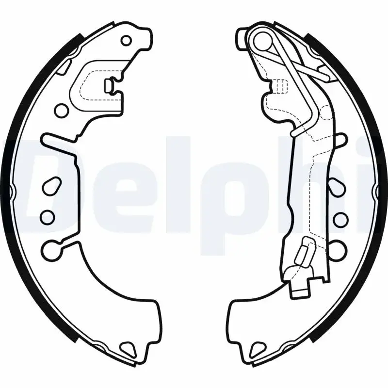 77367099 Arka Pabuçli Fren Balatasi | Fiat Egea 15> 500 L DELPHI