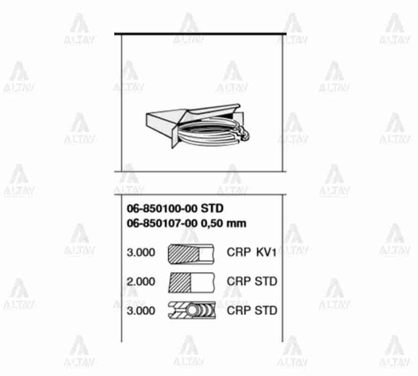 06-850107-00 Segman GOETZE | Hyundai H100
