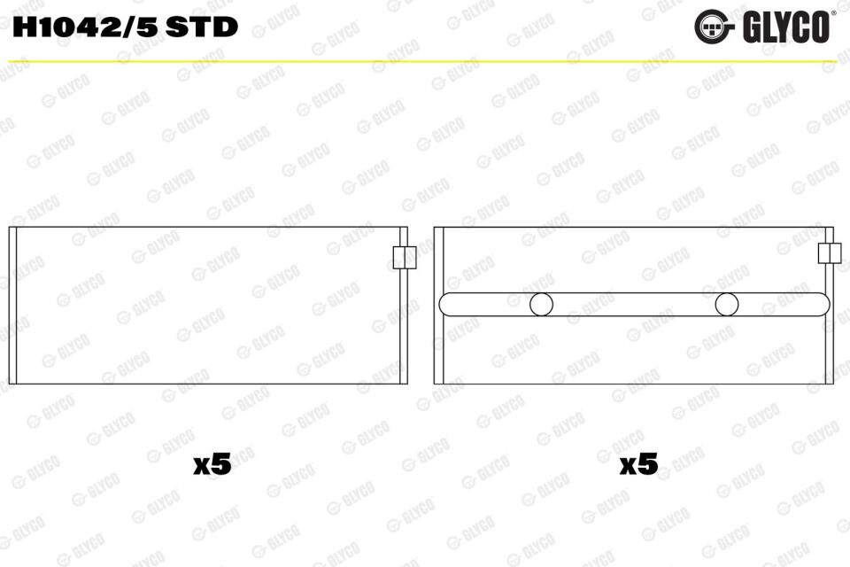 7701348419 Motor Yatağı GLYCO | Renault R9 / Renault R19 / Renault Scenic