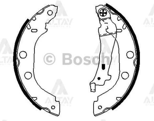 7701208063 Fren Balatası Arka BOSCH | Renault Kangoo