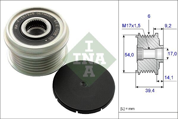 77364723-1202271-1204426 Gergi Kasnağı INA | Fiat Doblo / Fiat Fiorino / Fiat Punto