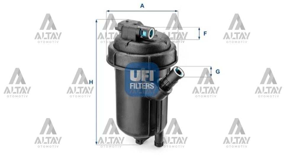 813040 Yakıt Filtresi UFI | Fiat Doblo / Fiat Ducato
