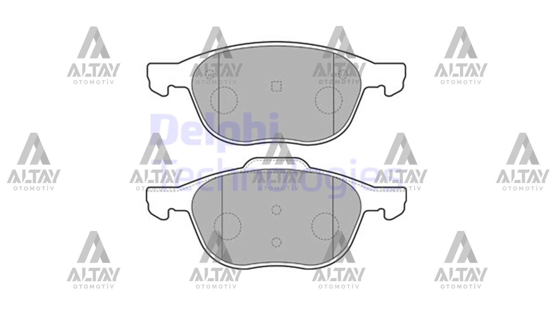 1223682 Fren Balatası Ön DELPHI | Ford Focus