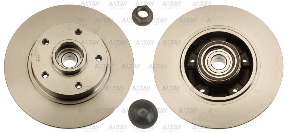 432001539R Fren Diski Arka TRW | Renault Fluence / Renault Megane 2 / Renault Megane 3 / Renault Meg