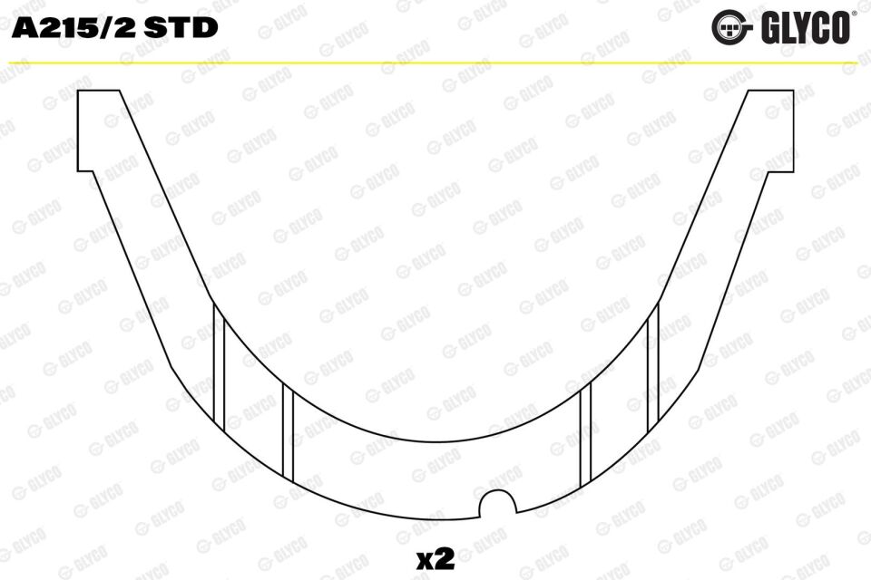 7701462824 Motor Yatağı GLYCO | Renault Kangoo