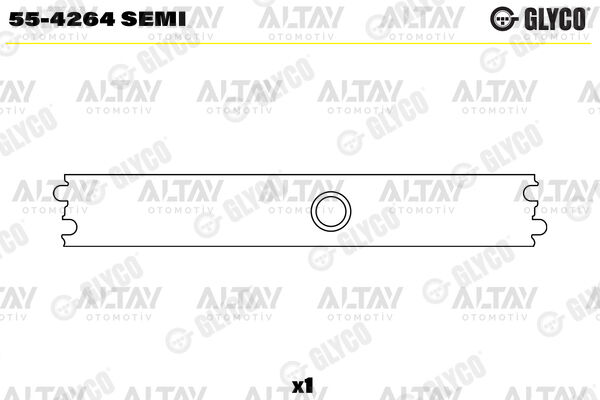 7700727046 Motor Yatağı GLYCO | Renault Laguna