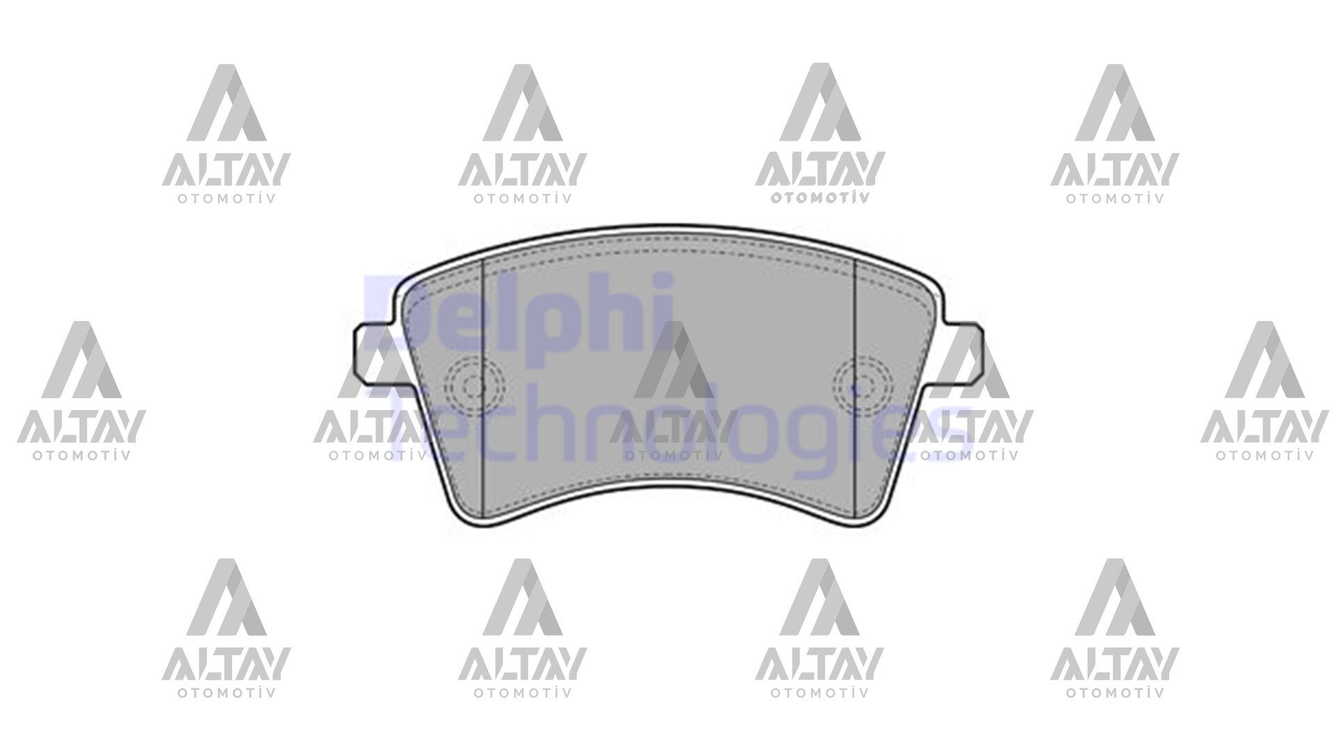 410601334R Fren Balatası Ön DELPHI | Renault Kangoo