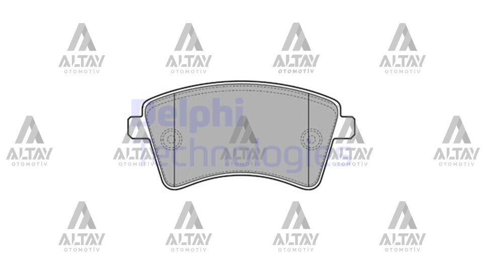 410601334R Fren Balatası Ön DELPHI | Renault Kangoo