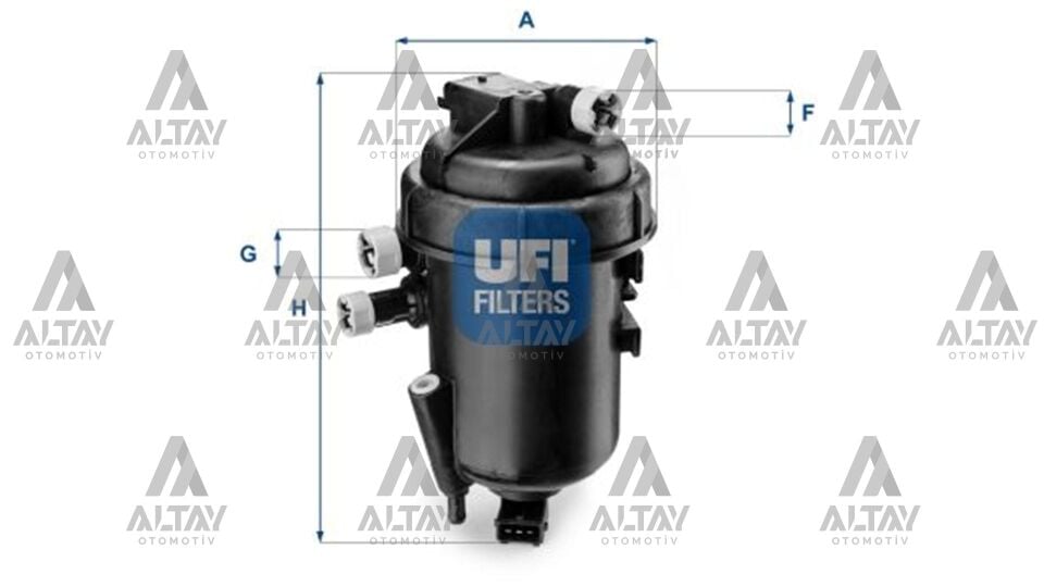 51738508 Yakıt Filtresi UFI | Fiat Doblo