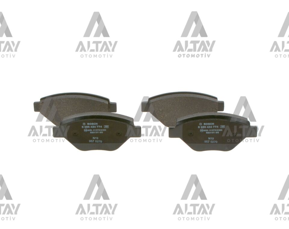 410609192R Fren Balatası Ön BOSCH | Renault Megane 2