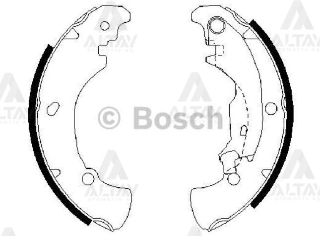 9947690 Fren Balatası Arka BOSCH | Fiat Marea / Fiat Bravo