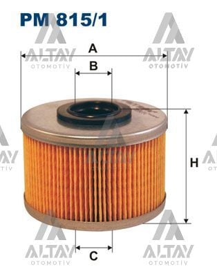 7701043620 Yakıt Filtresi FILTRON | Renault Kangoo