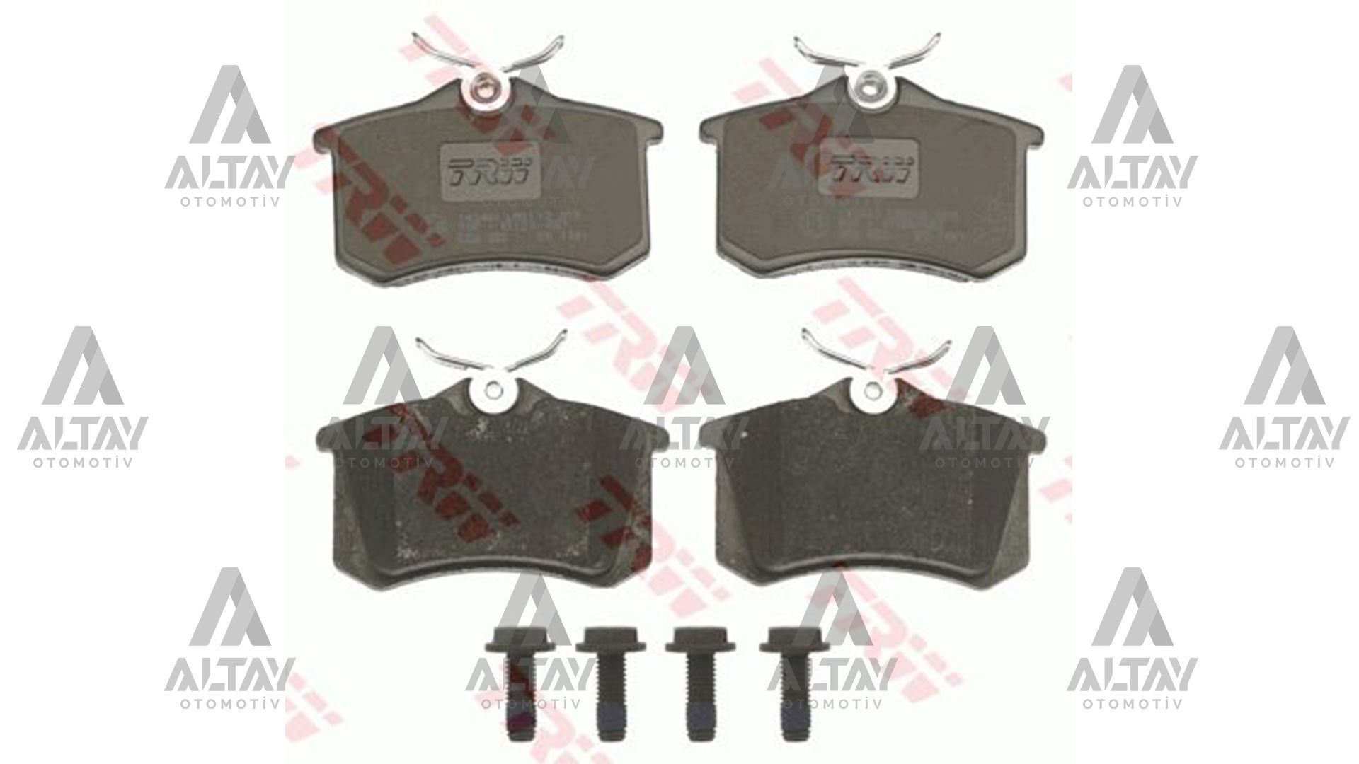 1J0698451 Fren Balatası Arka TRW | Renault Megane 2