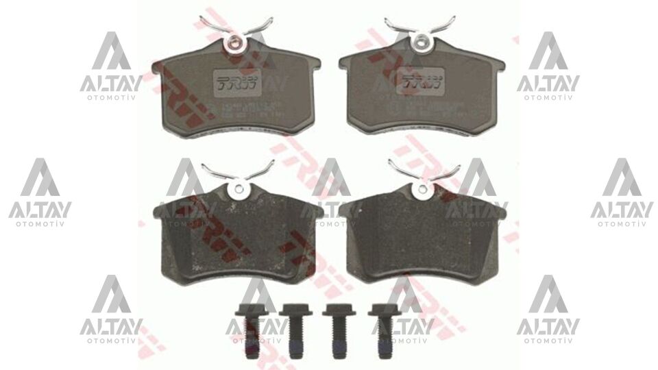 1J0698451 Fren Balatası Arka TRW | Renault Megane 2