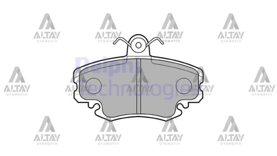 7711130071 Fren Balatası Ön DELPHI | Renault Symbol