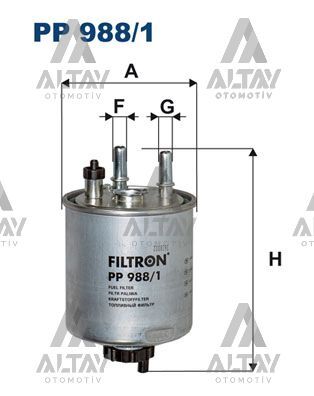 7701478277 Yakıt Filtresi FILTRON | Renault Kangoo