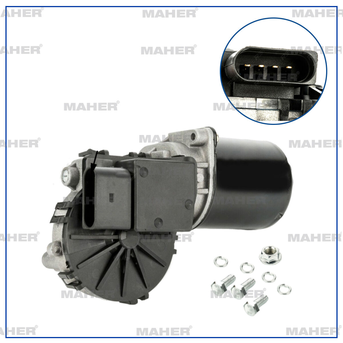 98846221-98846359-98846360 Elektrik Motoru MAHER | Fiat Fiorino / Fiat Linea / Fiat Punto