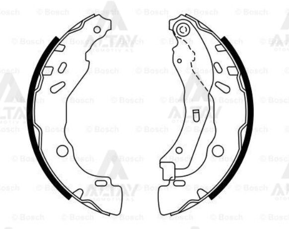 6001551409 Fren Balatası Arka BOSCH | Renault Clio 4