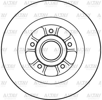7701472838 Fren Diski Arka TRW | Renault Laguna