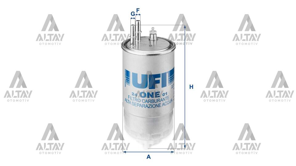 51929061 Yakıt Filtresi UFI | Fiat Doblo / Fiat Linea / Fiat Punto