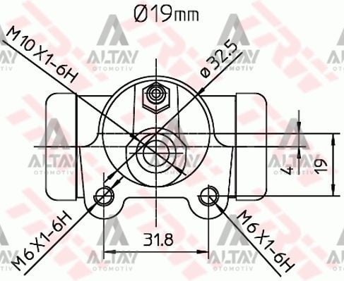 7701038287 Fren Merkezi Arka TRW | Renault Laguna