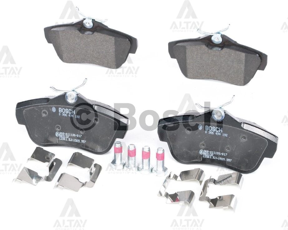 77364513 Fren Balatası Arka BOSCH | Fiat Scudo