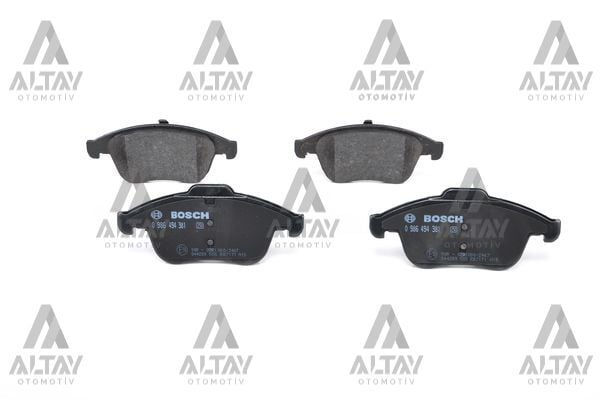 410605055R Fren Balatası Ön BOSCH | Renault Megane 2 / Renault Megane 3
