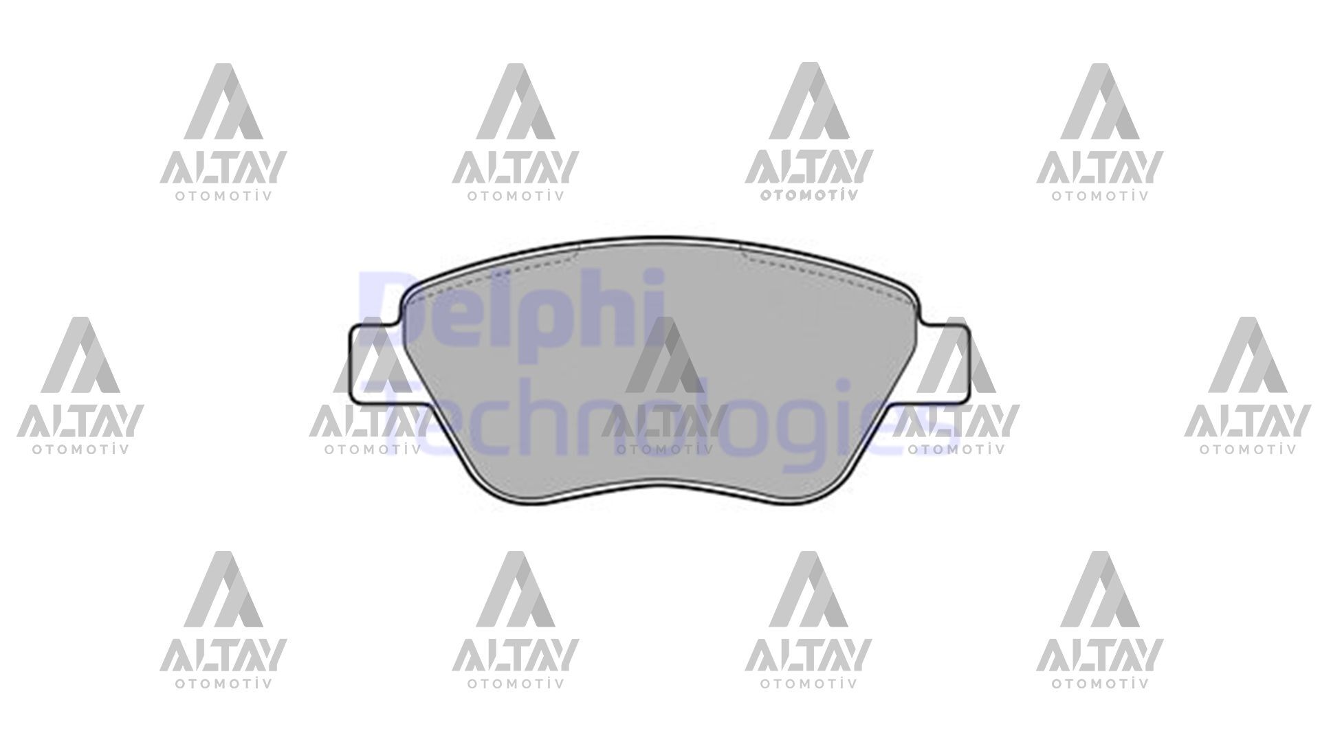 77362179 Fren Balatası Ön DELPHI | Fiat Doblo / Fiat Fiorino / Fiat Linea