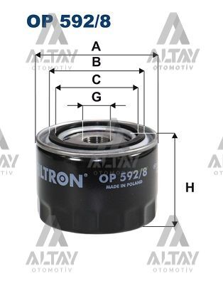 504091563 Yağ Filtresi FILTRON | Fiat Ducato