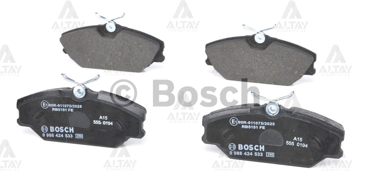 410604441R Fren Balatası Ön BOSCH | Muhtelif Araçlar