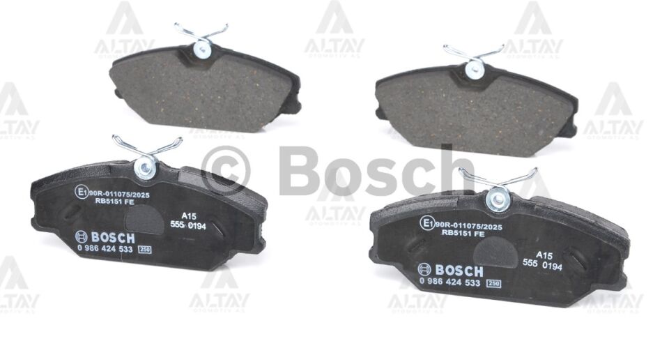410604441R Fren Balatası Ön BOSCH | Muhtelif Araçlar