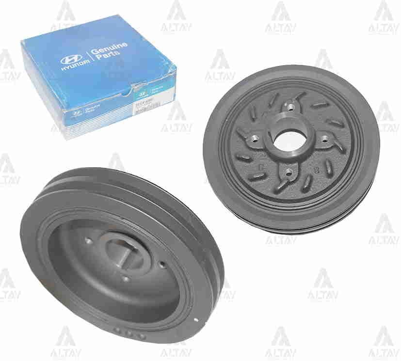 23124-42001 Krank Kasnağı MOBIS | Hyundai H100
