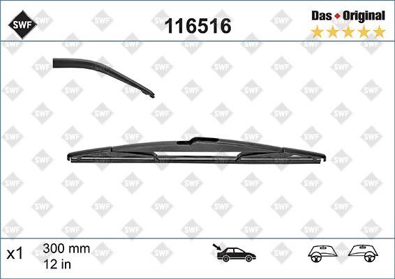 1462914 Si̇lecek 30cm Arka VALEO | Focus III 11+ Fie