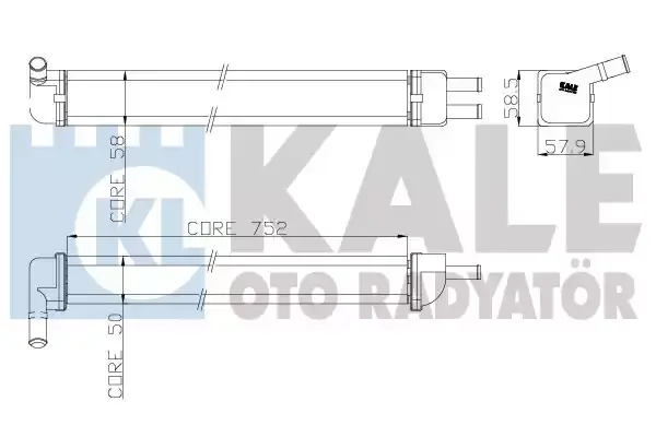 7702252835 Kalorifer Radyatörü KALE | Muhtelif Araçlar